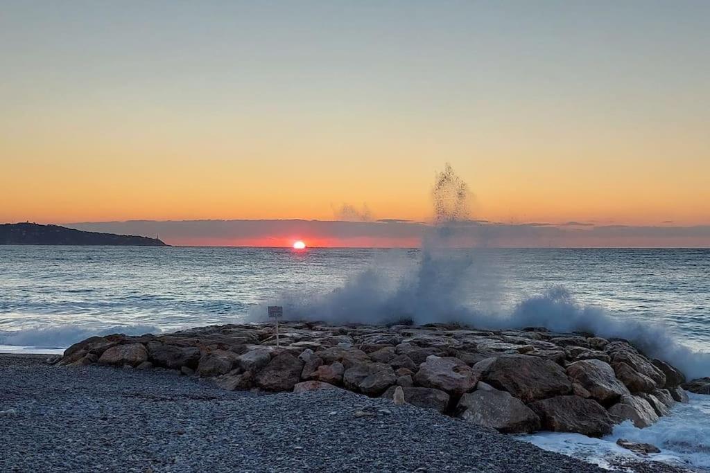 Nice Promenade Des Anglais Vue Mer Dış mekan fotoğraf
